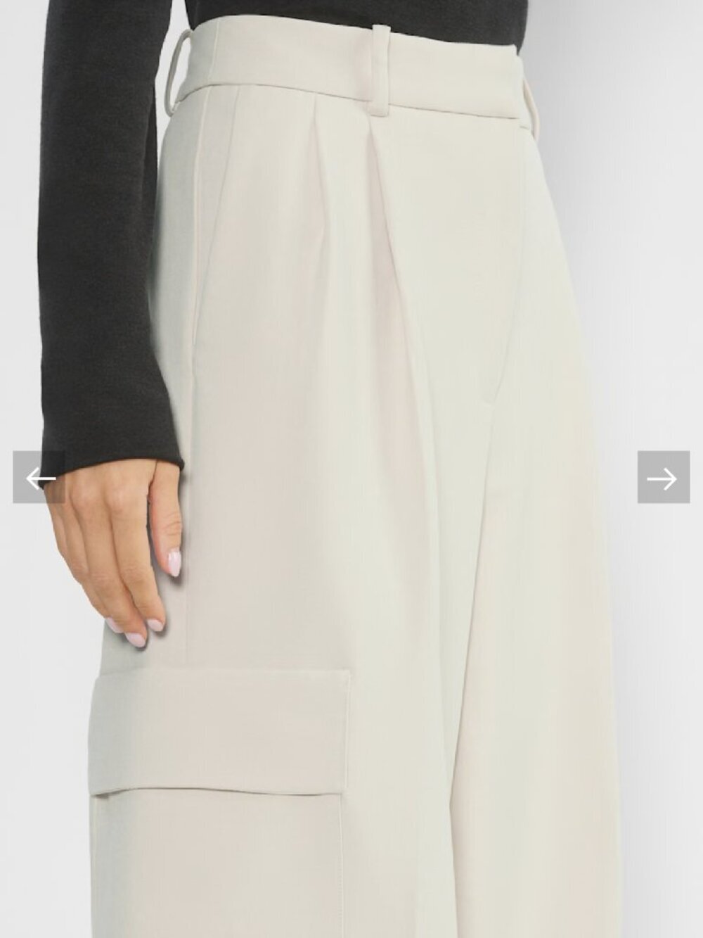 Babaton Spotlight Cargo Pant Wide Leg High Rise Pant size 10 - Picture 9 of 13